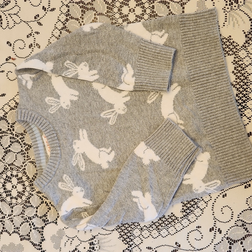 18 mos baby girl bunny sweater